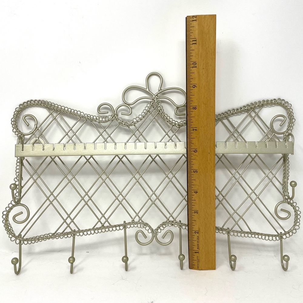 Jewelry holder, metal, silver tone, NWOT - Picture 5 of 6